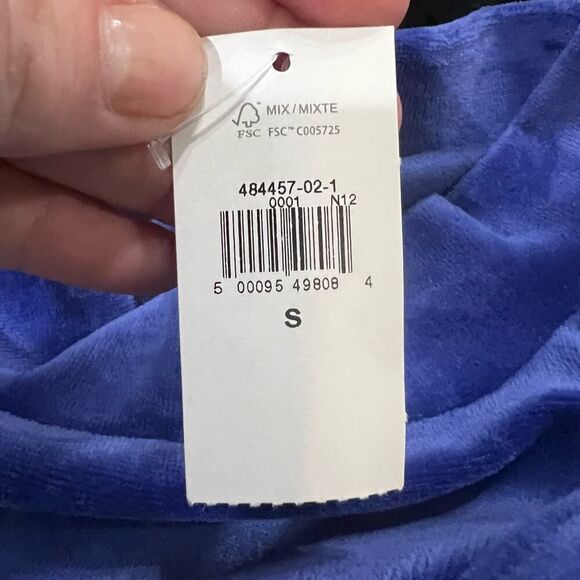 GAP Womens Cobalt Blue Velour Sleeveless Bodysuit Top Size Small S NWT - Picture 5 of 8